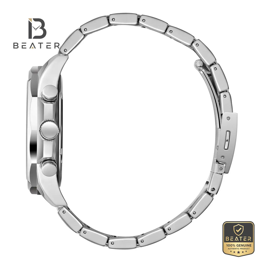Lee Cooper LC08005.350 Silver Metal Bracelet & Clasp Detail - Beater
