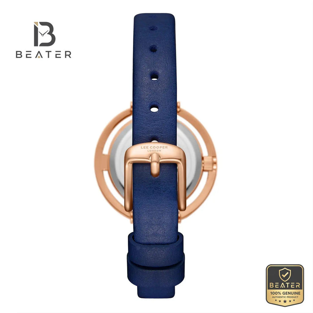 Lee Cooper LC08034.499 Women's Dark Blue Dial Watch View 4 - Beater