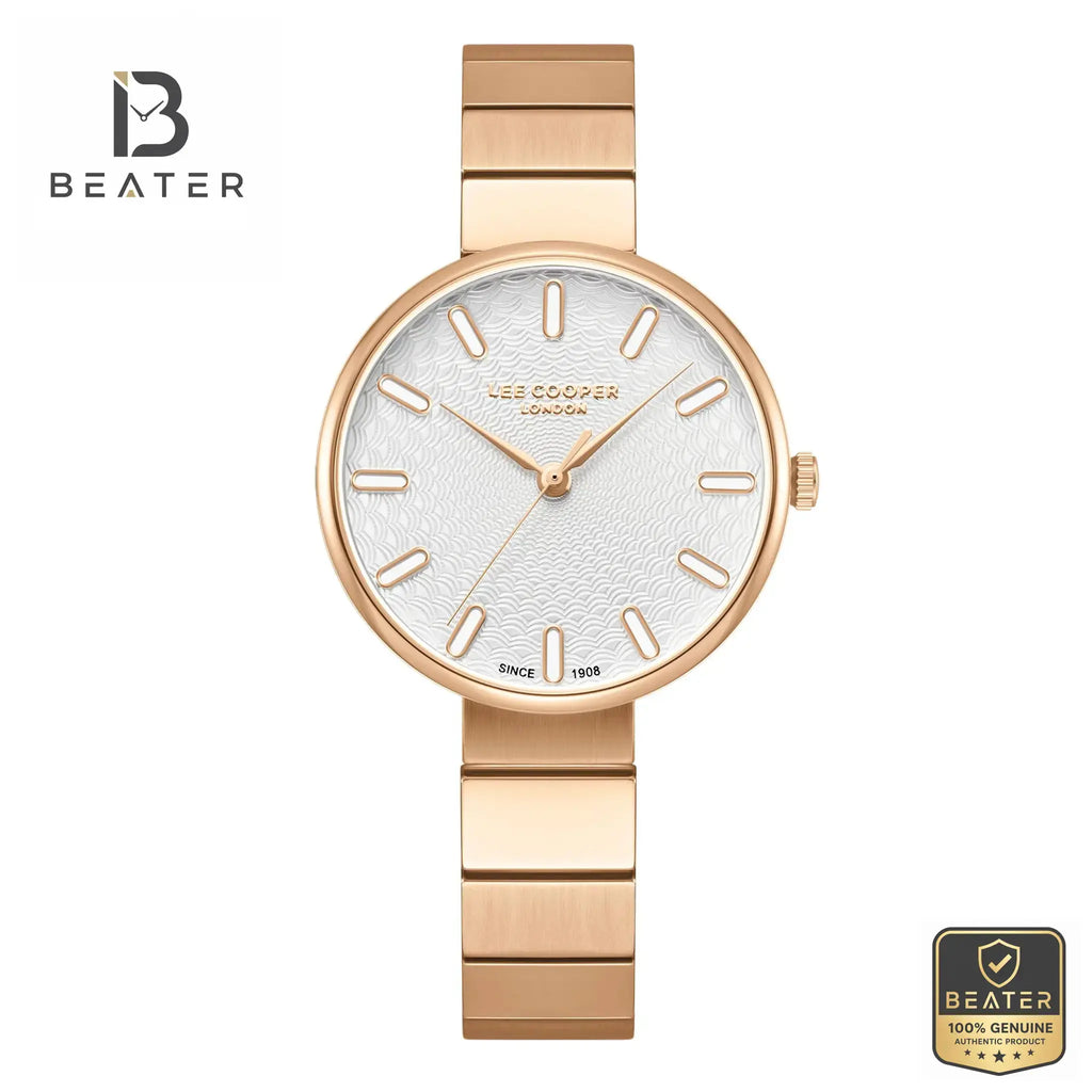 Lee Cooper LC08069.430 Women's Silver Dial Watch Front View - Beater