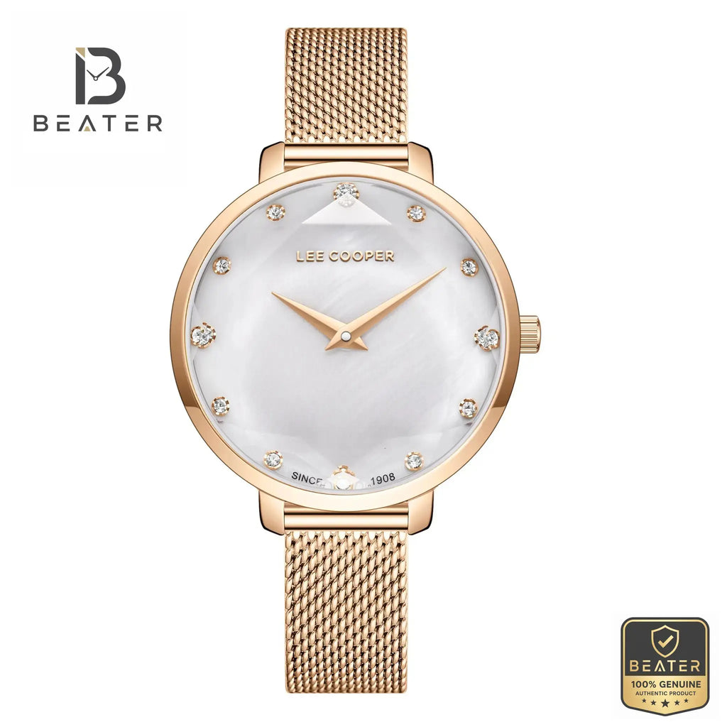 Lee Cooper LC08078.420 Women's MOP Watch Front Dial View - Beater