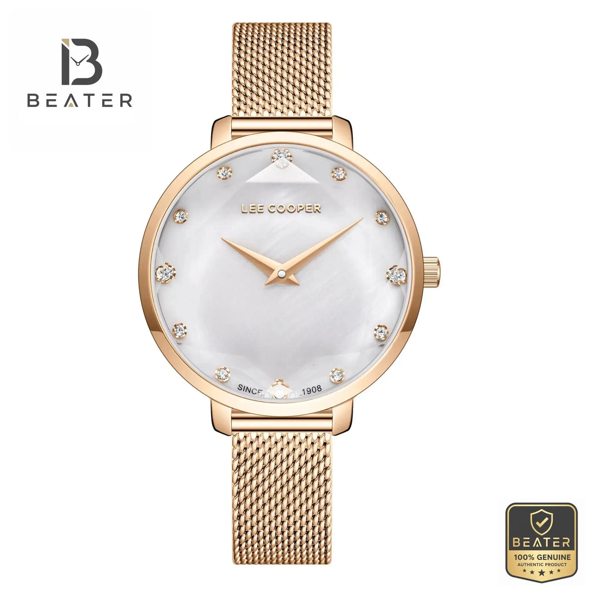 Lee Cooper LC08078.420 Women's MOP Watch Front Dial View - Beater Main image