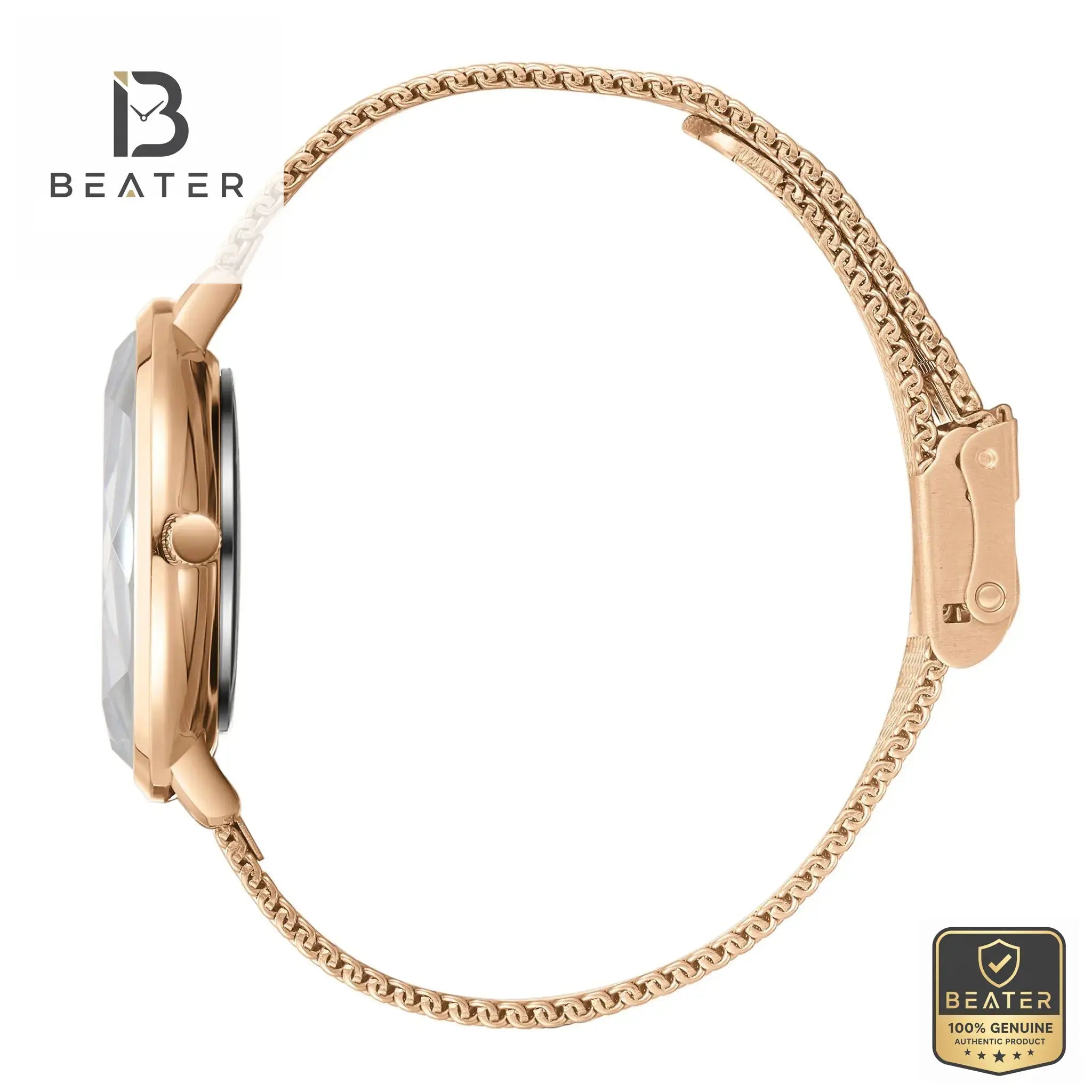 Lee Cooper LC08078.420 Women's MOP Mesh Strap Watch Secondary image