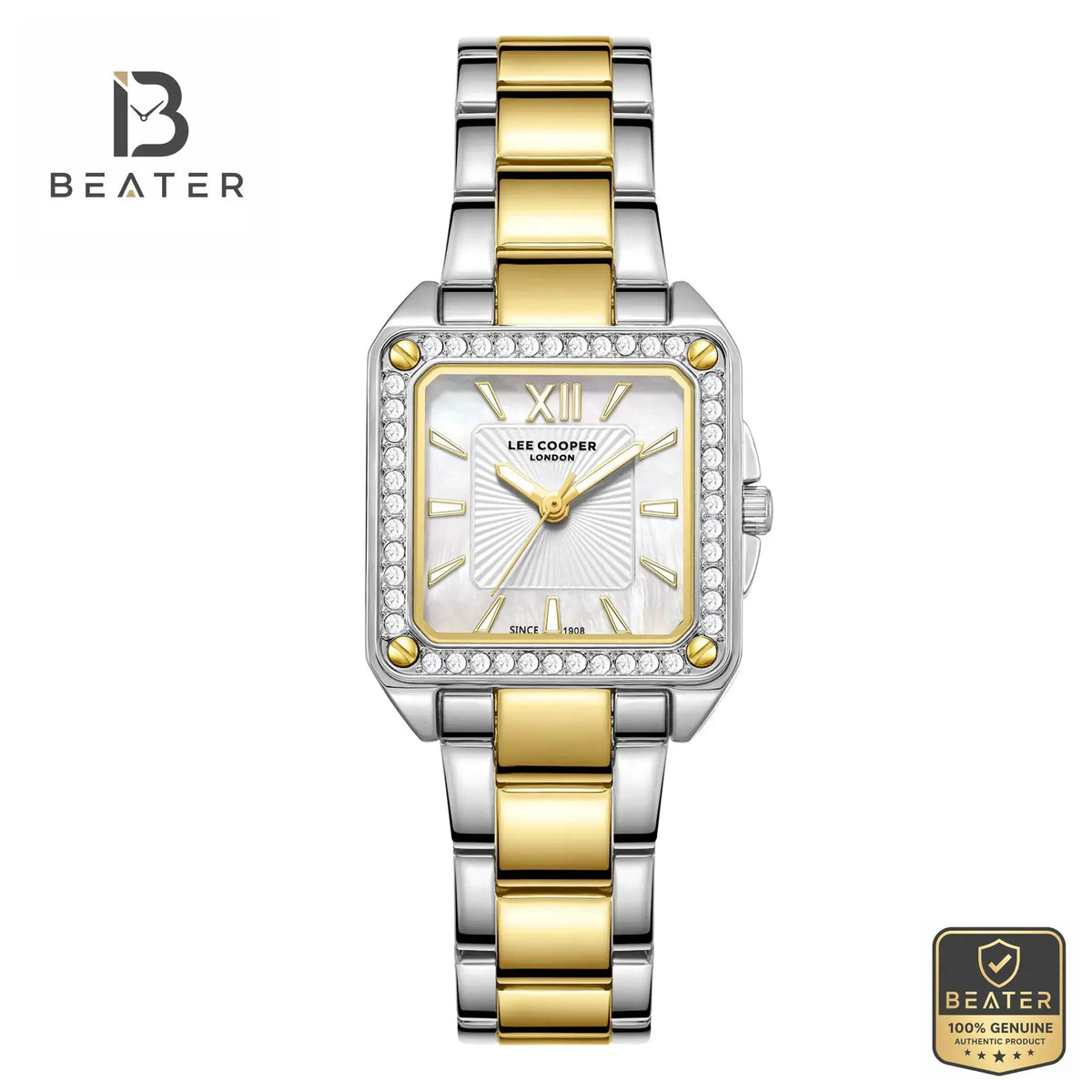 Lee Cooper LC08127.220 Women's MOP Dial Watch Front View - Beater Main image