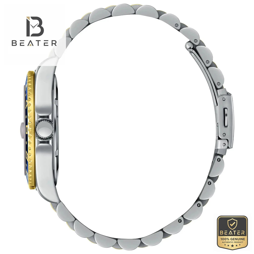 Lee Cooper LC08142.290 Silver Gold Metal Band Detail - Beater
