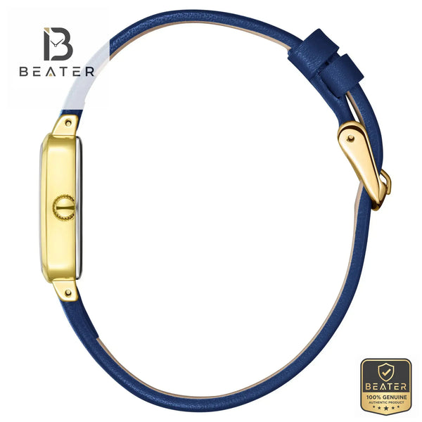 Lee Cooper LC08151.129 Dark Blue Leather Band Detail - Beater