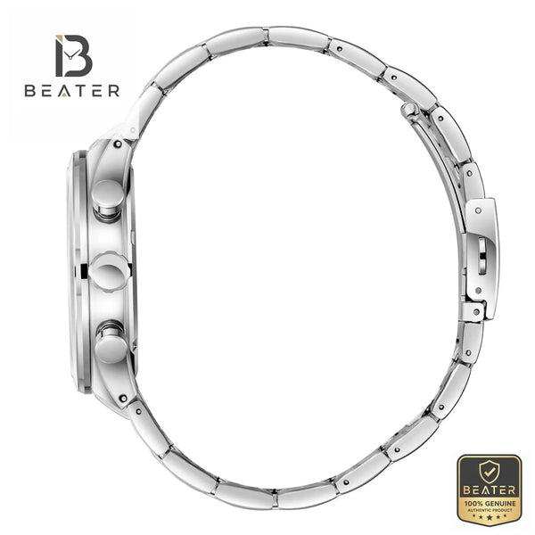 Lee Cooper LC08174.360 Men's Silver Metal Band Detail - Beater