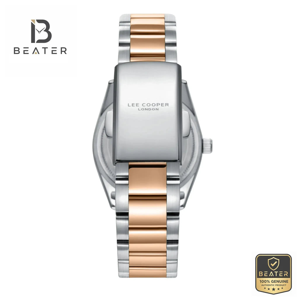Lee Cooper LC08190.520 Women's Silver Rose Gold Watch View 4 - Beater
