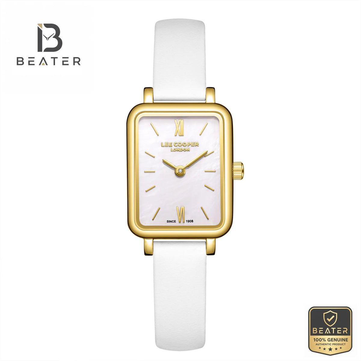 Lee Cooper LC08208.123 Women's MOP Dial Watch Front View - Beater