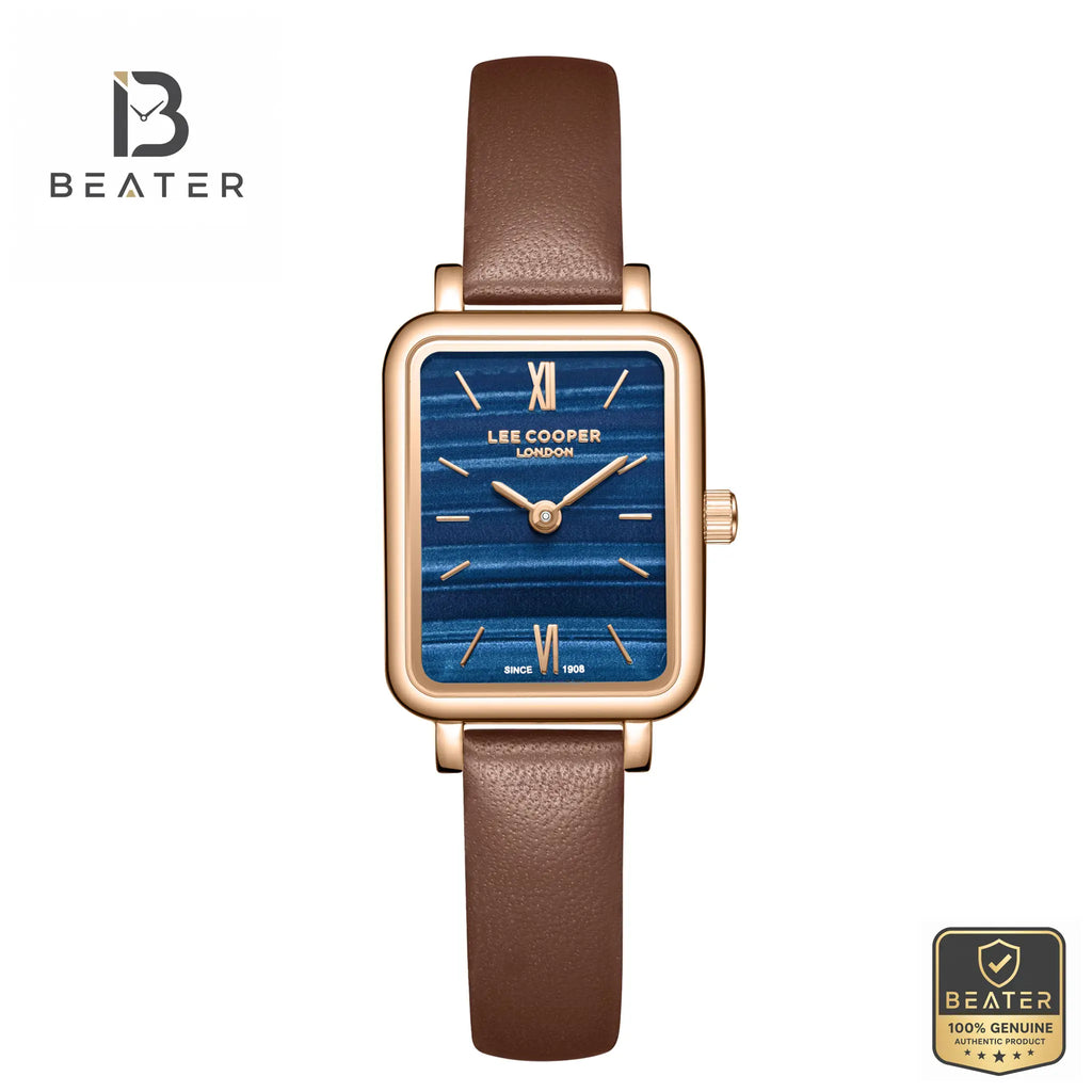 Lee Cooper LC08208.494 Women's Watch Blue Malakyt Dial Front View - Beater