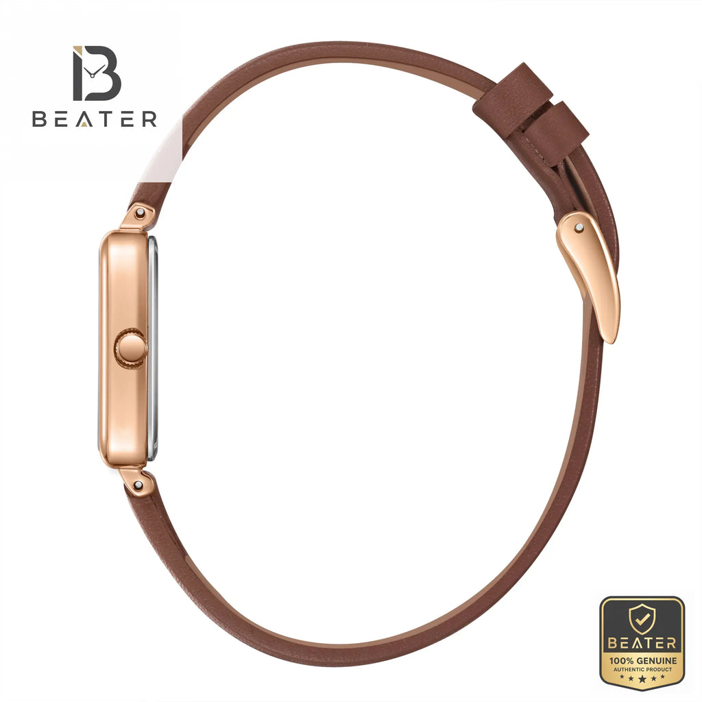 Lee Cooper LC08208.494 Women's Camel Leather Band Detail - Beater