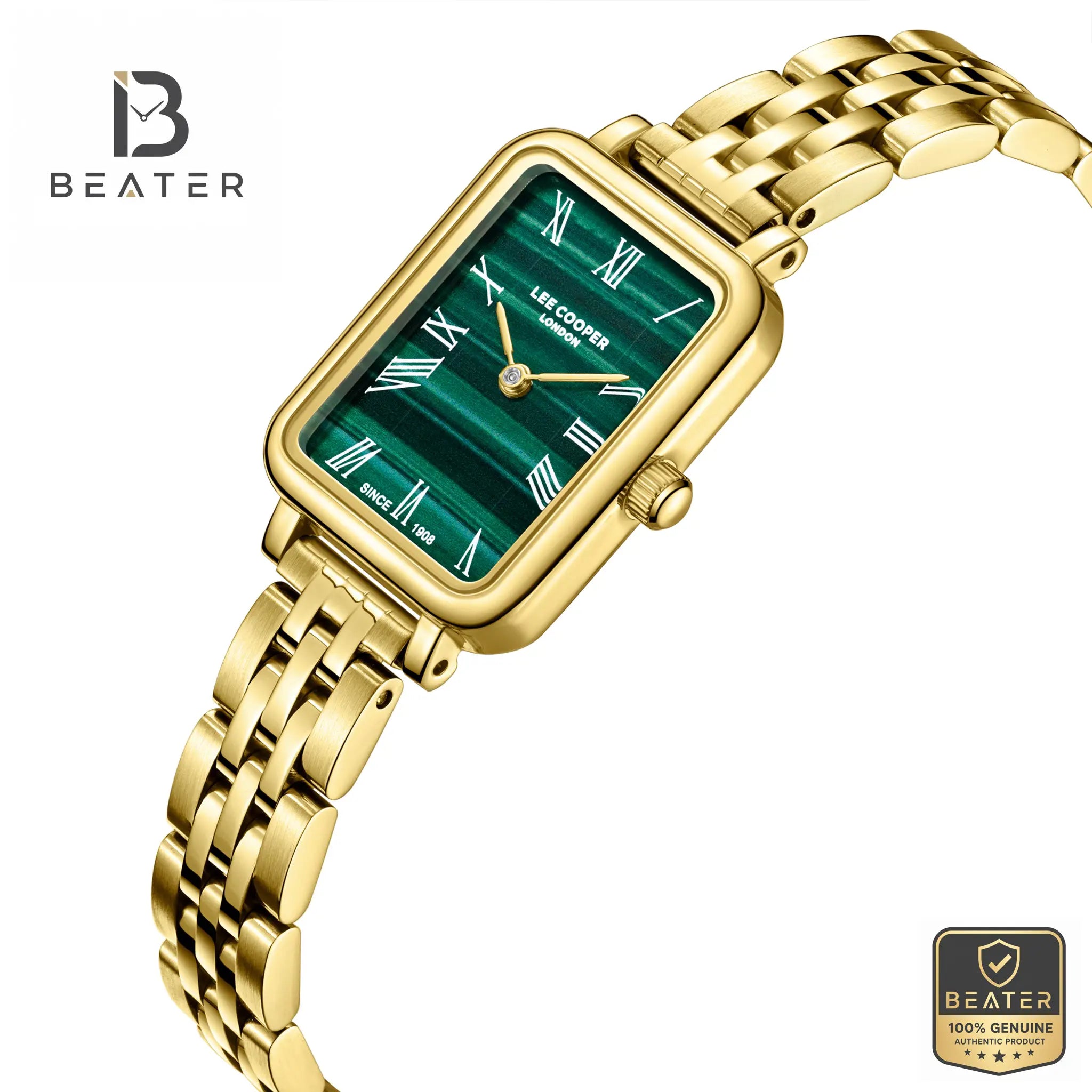 Lee Cooper LC08232.170 Women's Green Malakyt Metal Bracelet Watch Secondary image