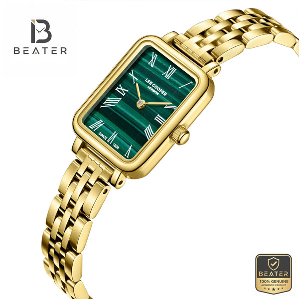 Lee Cooper LC08232.170 Green Malakyt Case and Bezel Profile - Beater