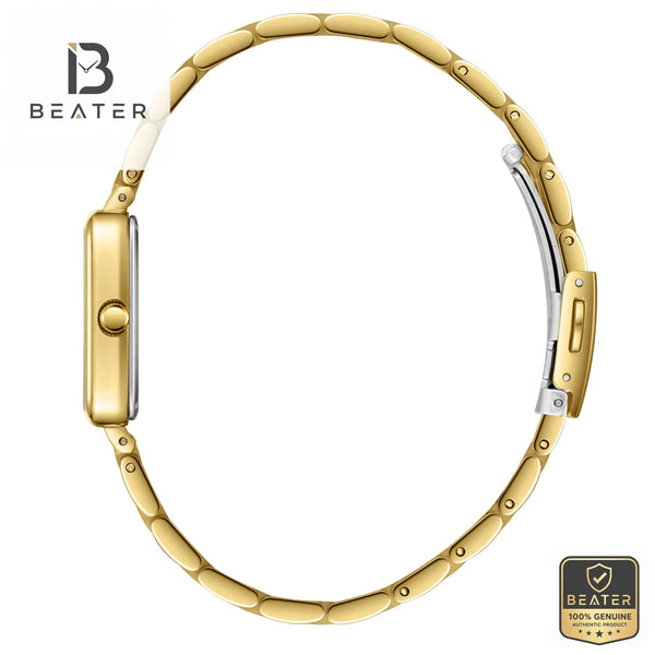 Lee Cooper LC08232.170 Gold Metal Band and Clasp Detail - Beater