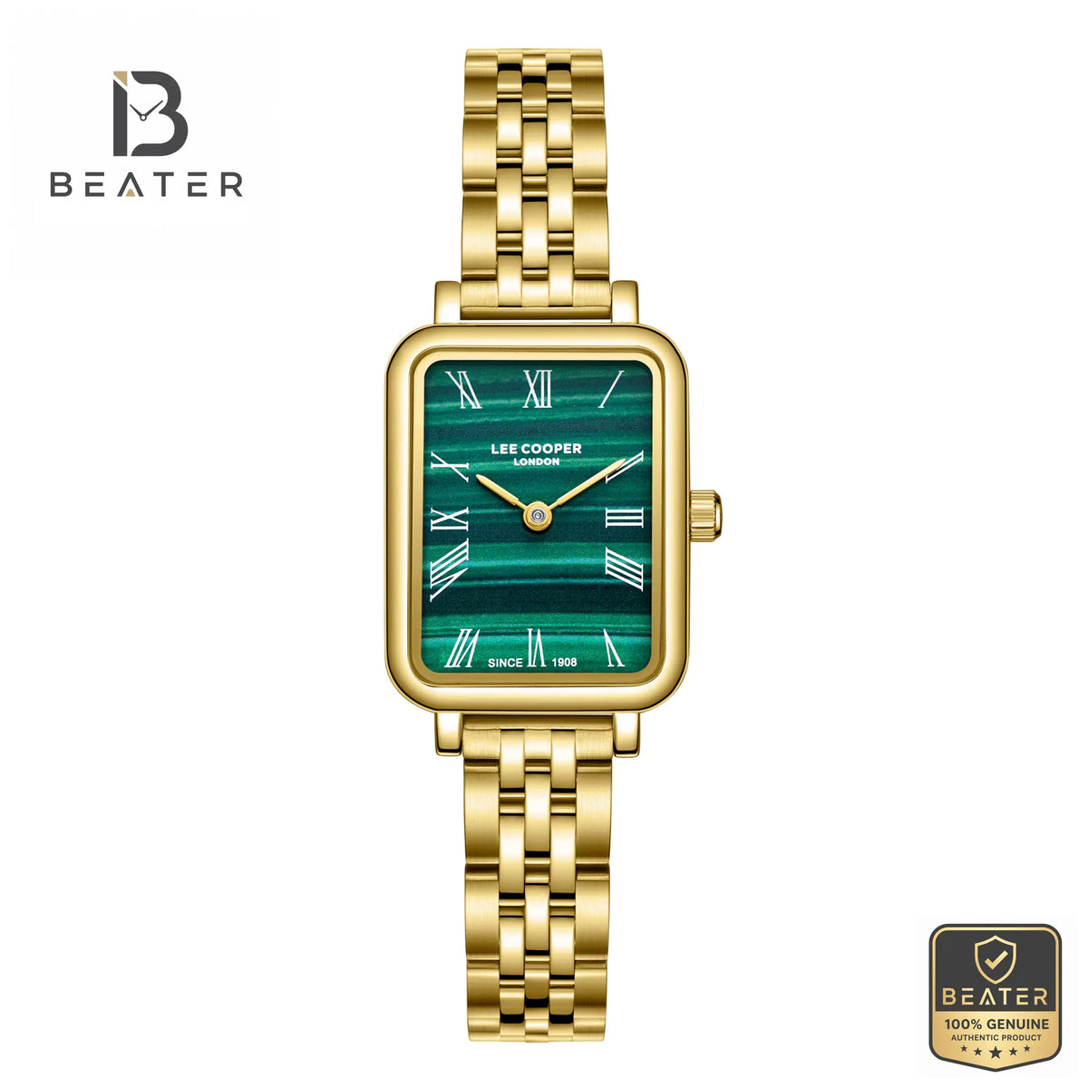 Lee Cooper LC08232.170 Women's Green Malakyt Watch Front Dial View - Beater
