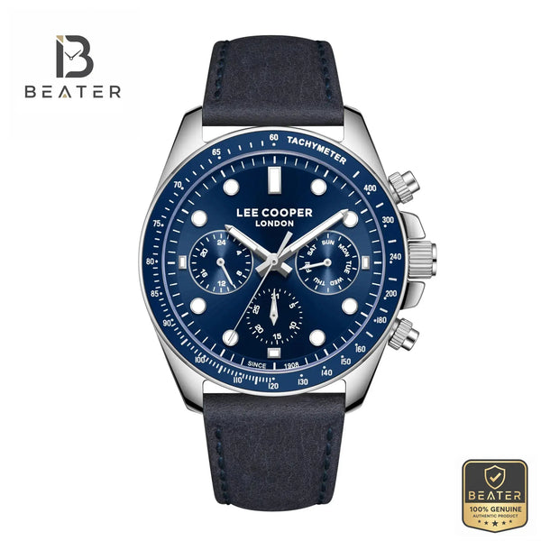 Lee Cooper LC08233.399 Men's Dark Blue Dial Watch Front View - Beater