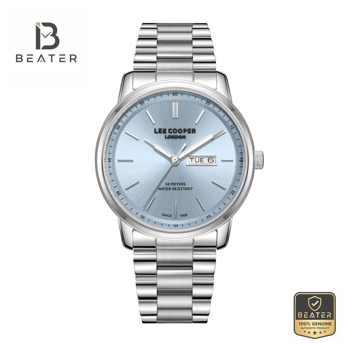 Lee Cooper LC08236.300 Men's Blue Dial Watch Front View - Beater Main image