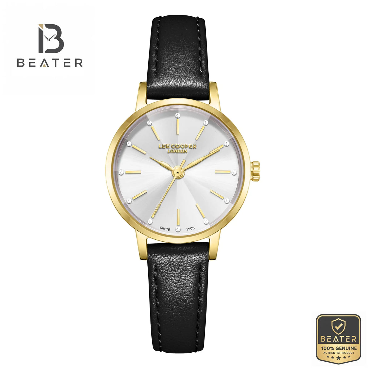 Lee Cooper LC08242.131 Women's Silver Dial Watch Front View - Beater Main image