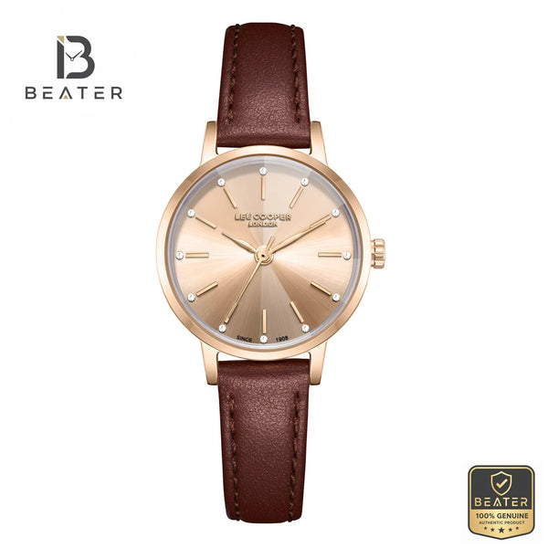 Lee Cooper LC08242.472 Women's Beige Dial Watch Front View - Beater
