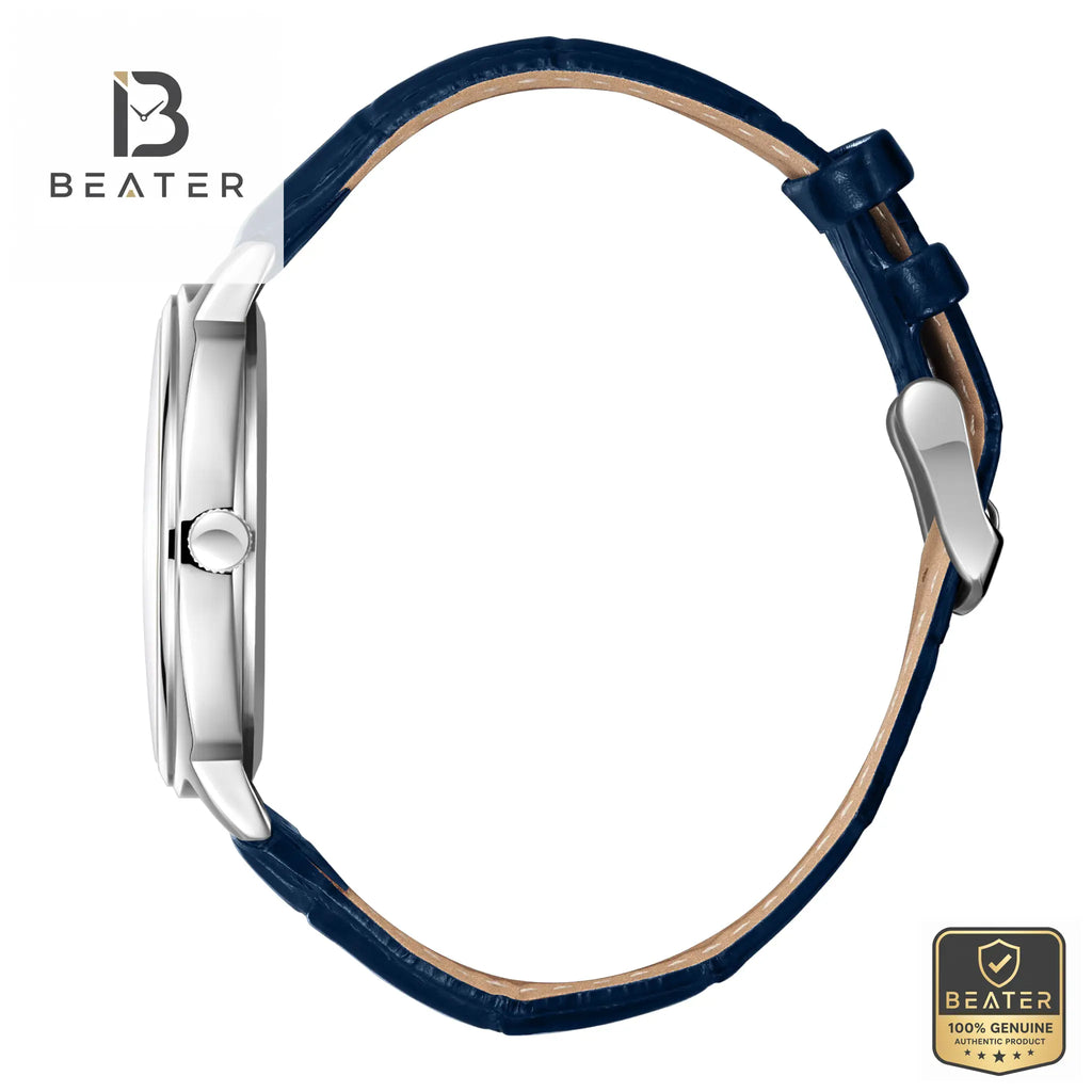 Lee Cooper LC08248.399 Dark Blue Leather Band Detail - Beater