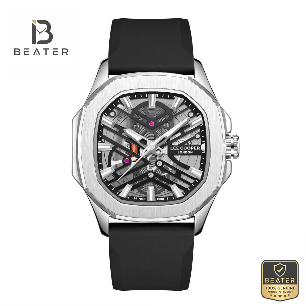 Lee Cooper LC08254.351 Men's Black Dial Watch Front View - Beater