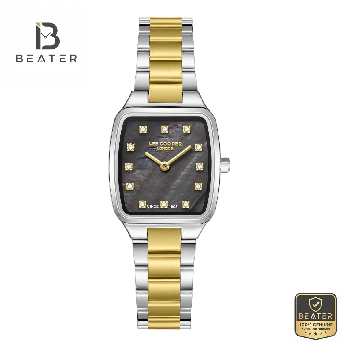Lee Cooper LC08266.250 Women's Watch Black Mother of Pearl Dial Front View - Beater Main image