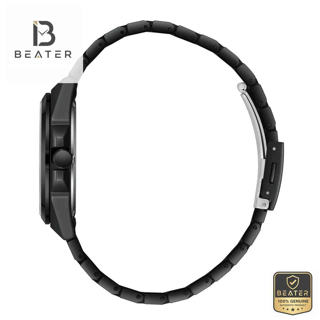 Lee Cooper LC08271.660 Men's Black Metal Band Detail - Beater