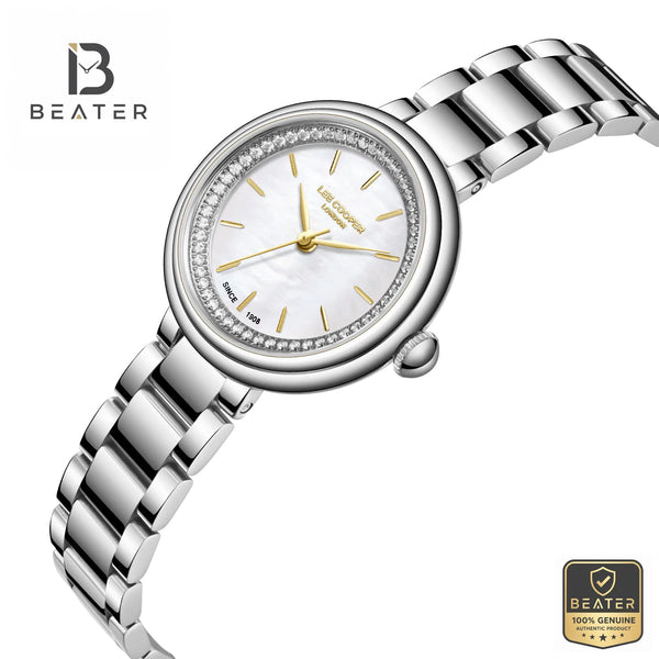 Lee Cooper LC08279.320 Women's Silver Case and Round Dial Profile - Beater