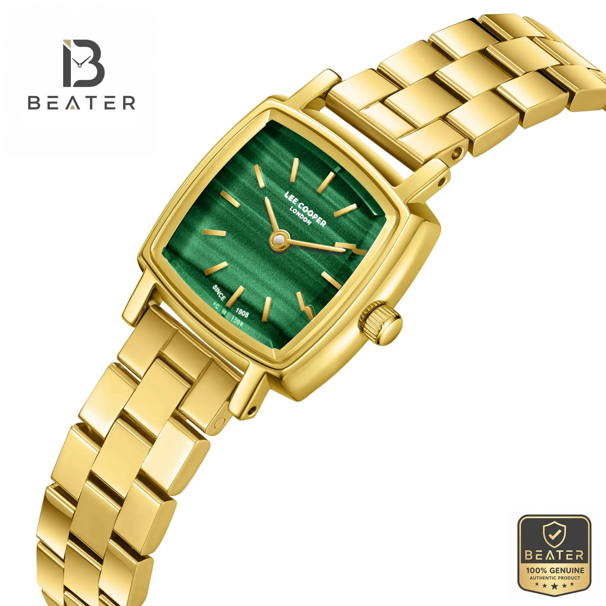 Lee Cooper LC08283.170 Dark Green Malakyt Case & Bezel Profile - Beater