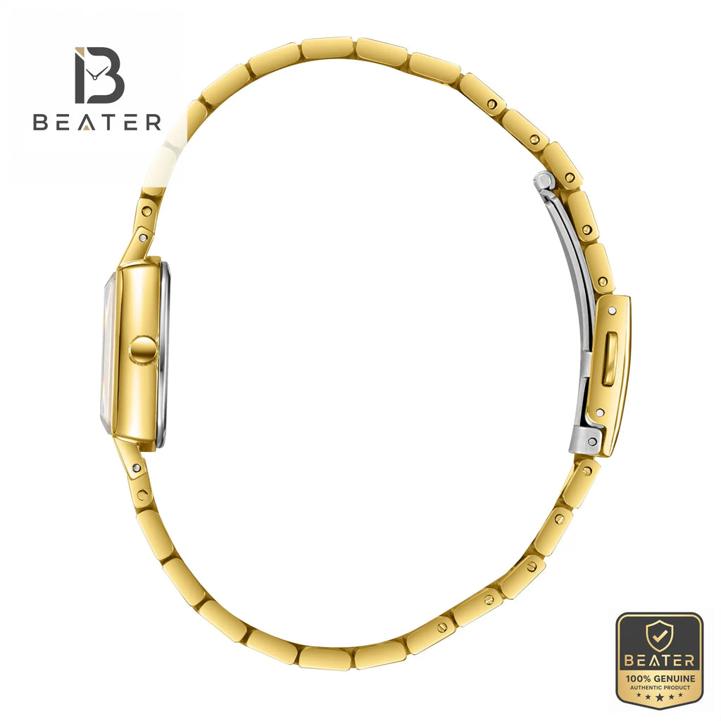 Lee Cooper LC08283.170 Gold Metal Band & Case Detail - Beater