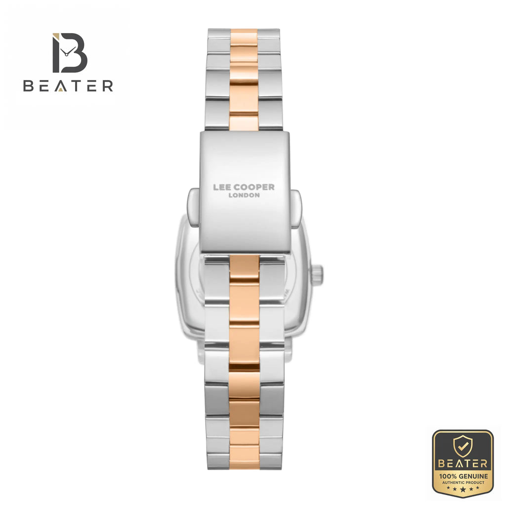 Lee Cooper LC08283.530 Women's Silver and Rose Gold Watch View 4 - Beater
