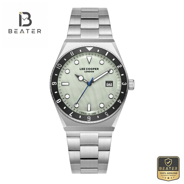 Lee Cooper LC08284.300 Men's Watch Light Green Dial Front View - Beater