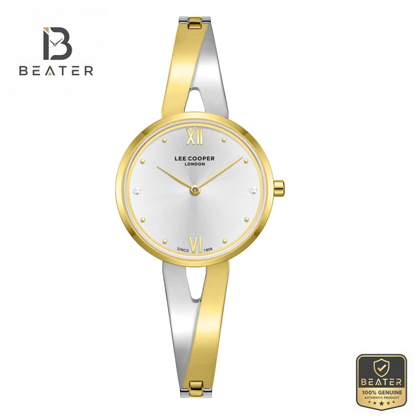 Lee Cooper LC08308.230 Women's Silver Dial Watch Front View - Beater