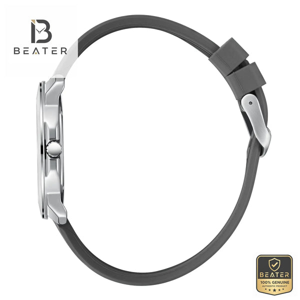 Lee Cooper LC08312.042 Dark Brown Silicone Strap Detail - Beater