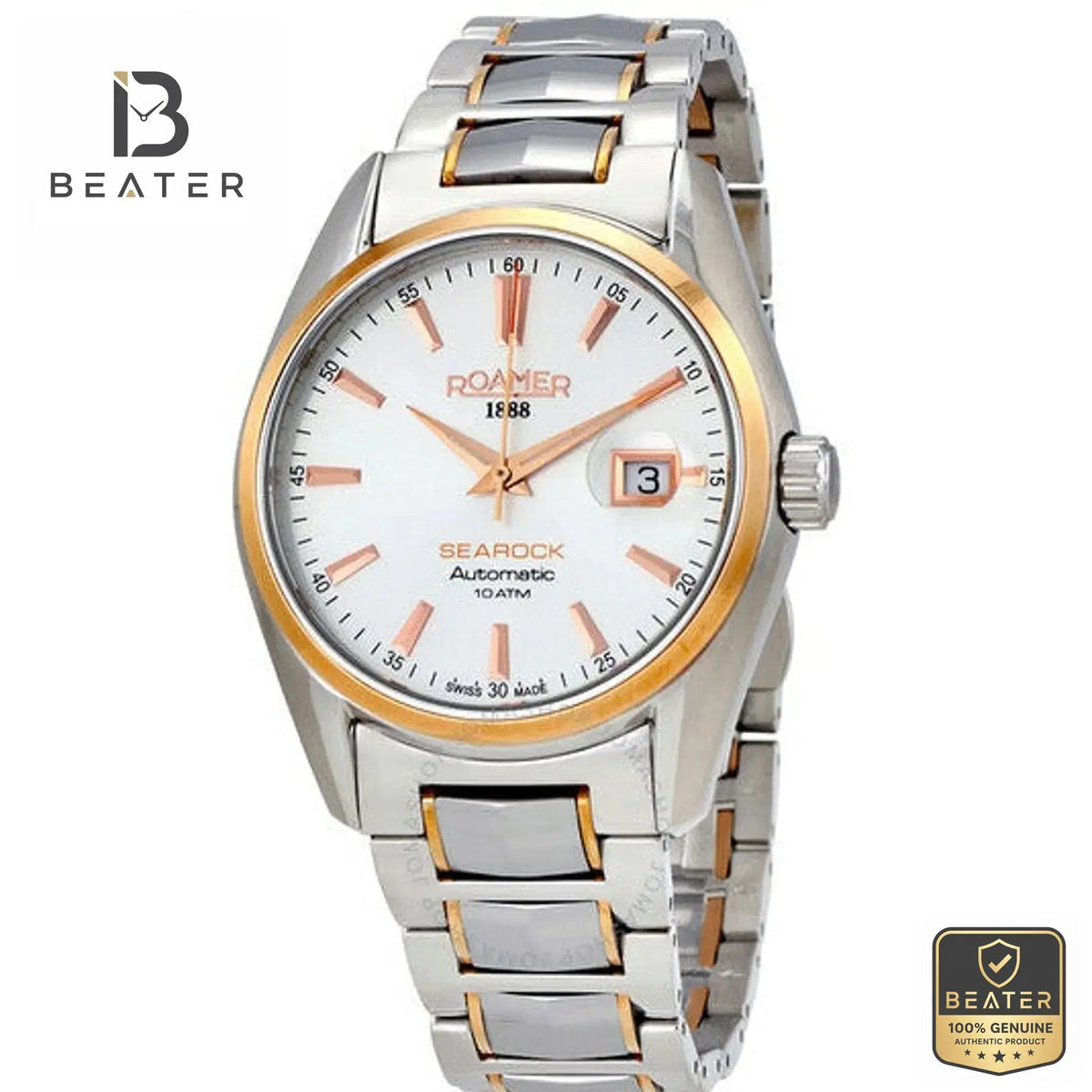 Roamer 210633_49_25_20 Men's Watch Front Dial View - Beater Main image