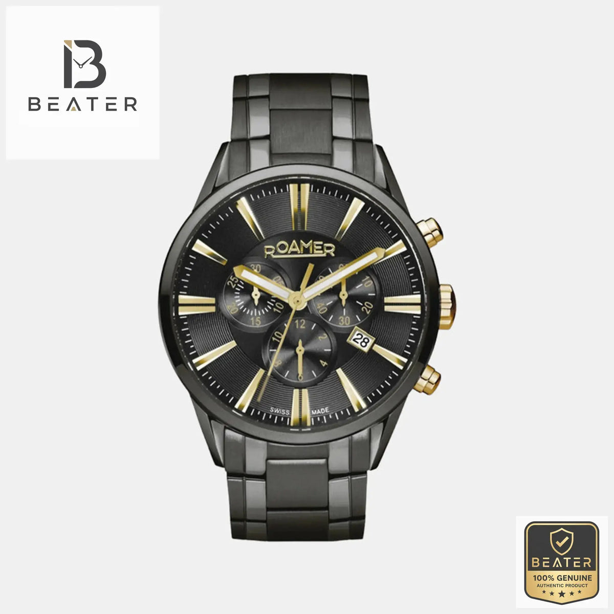 Roamer 508837-45-85-50 Men's Watch Front Dial View - Beater