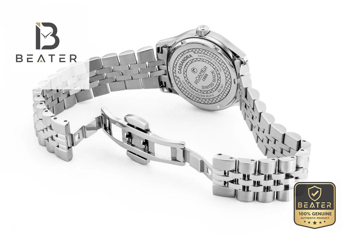 Roamer 626847 41 89 20 Stainless Steel Bracelet & Clasp Detail - Beater