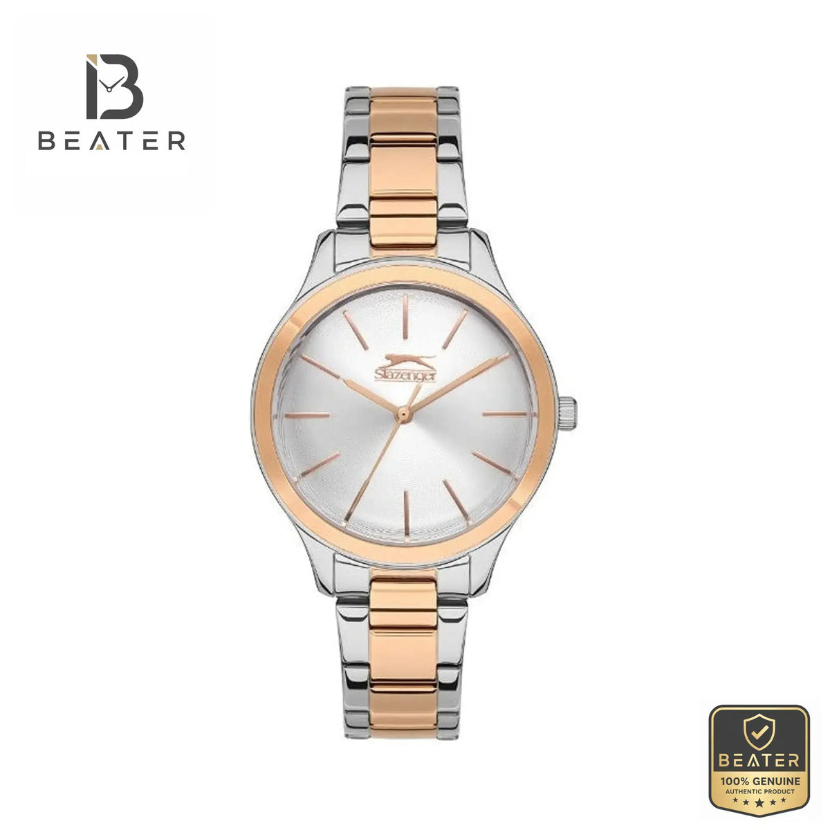 Slazenger SL.09.2101.3.04 Women's Silver Bracelet Watch Front Dial View - Beater