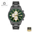 SLAZENGER SL.09.2139.2.04 Men's Green Dial Metallic Bracelet Watch Front View - Beater