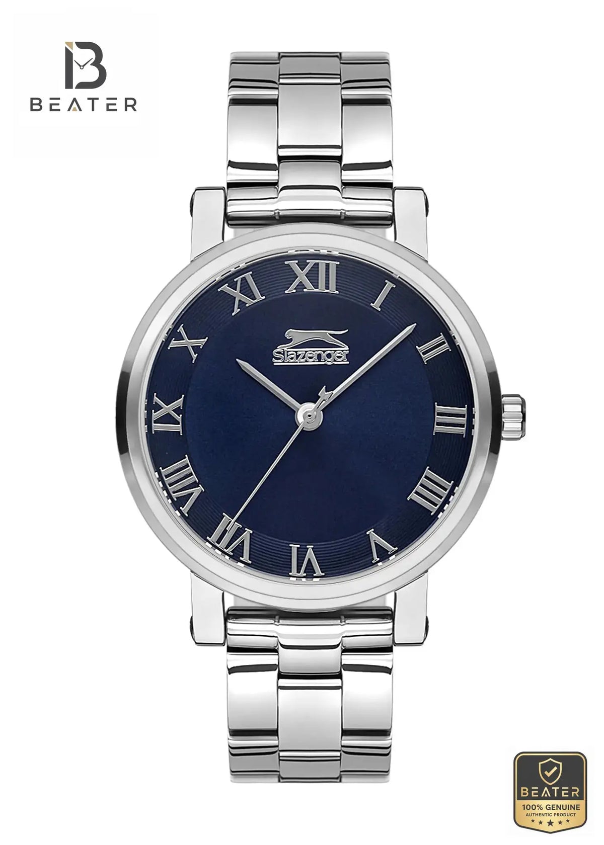 Slazenger SL.9.1577.3.03 Women's Blue Dial Watch Front View - Beater