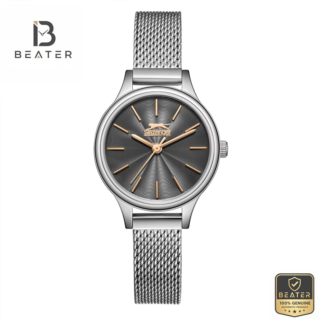 Slazenger SL.9.2456.3.04 Women's Silver Dial Watch Front View - Beater