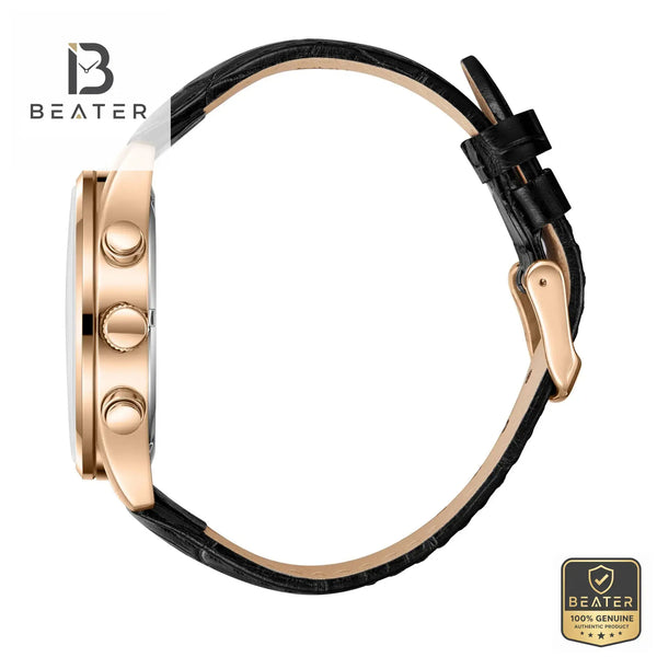 Slazenger SL.9.2494.2.04 Black Leather Band Detail - Beater