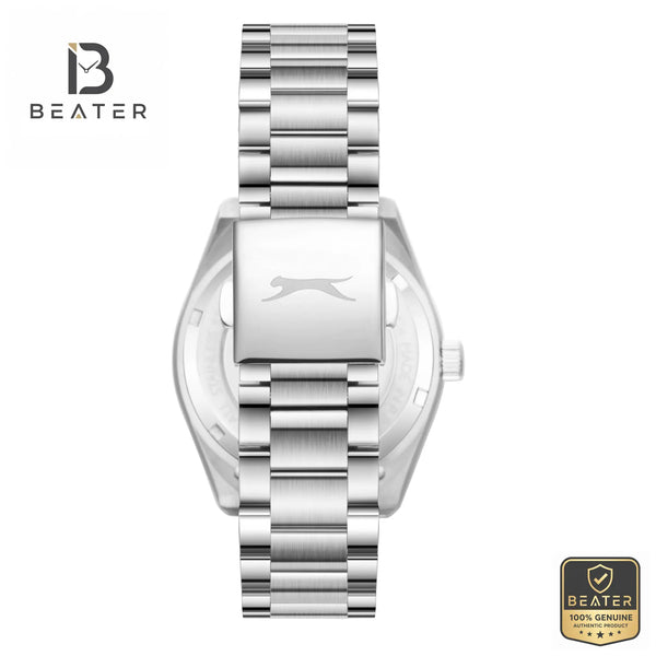 Slazenger SL.9.2520.1.06 Men's Silver Metal Band Detail - Beater