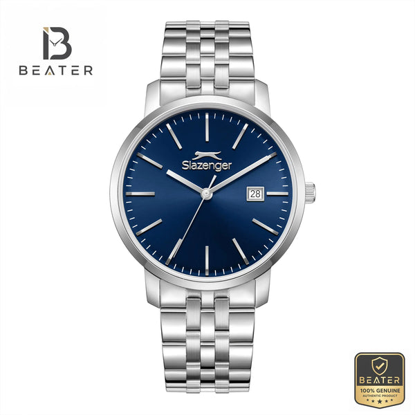 Slazenger SL.9.2529.1.02 Men's Dark Blue Dial Watch Front View - Beater