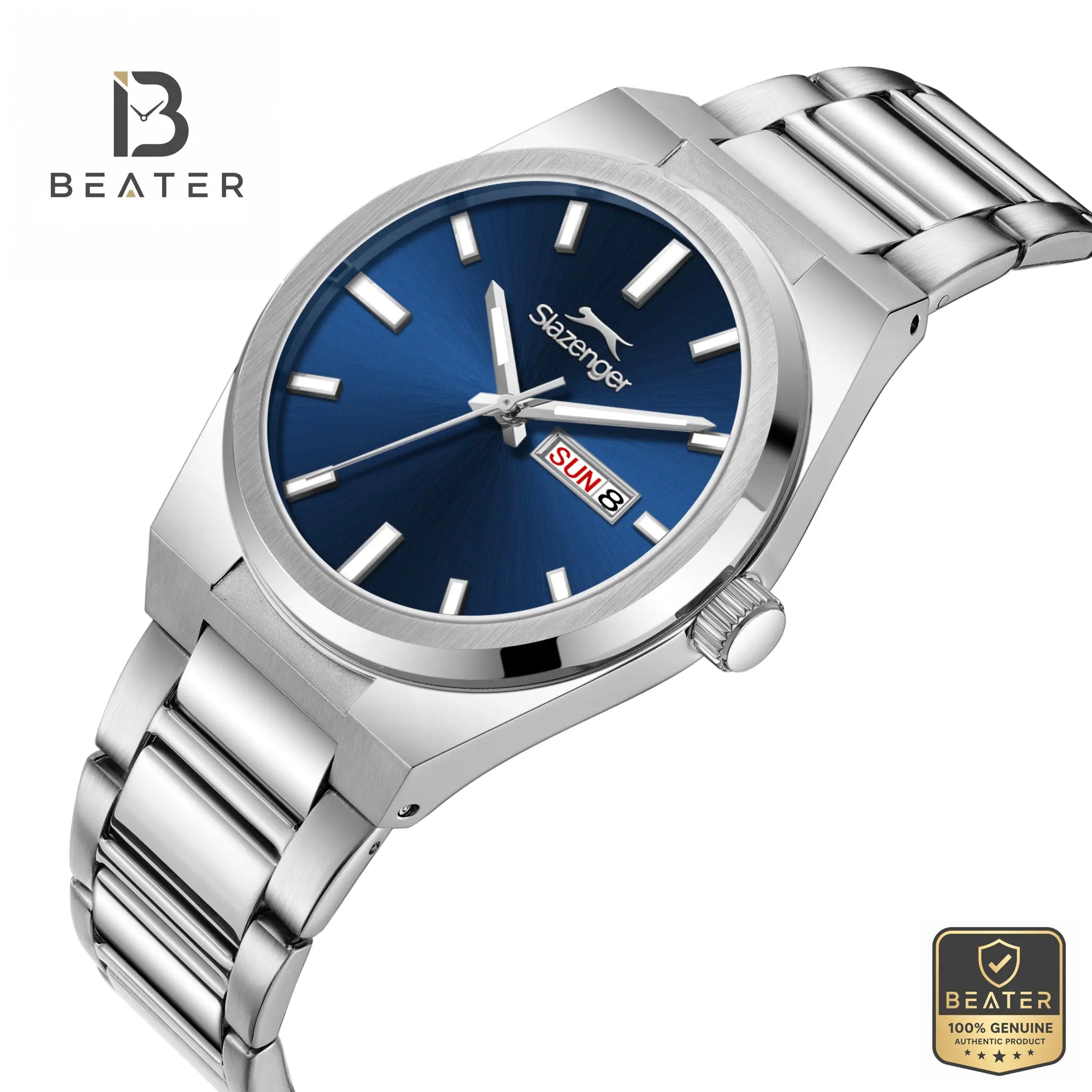 Slazenger SL.9.2555.2.07 Men's Dark Blue Stainless Steel Watch Secondary image