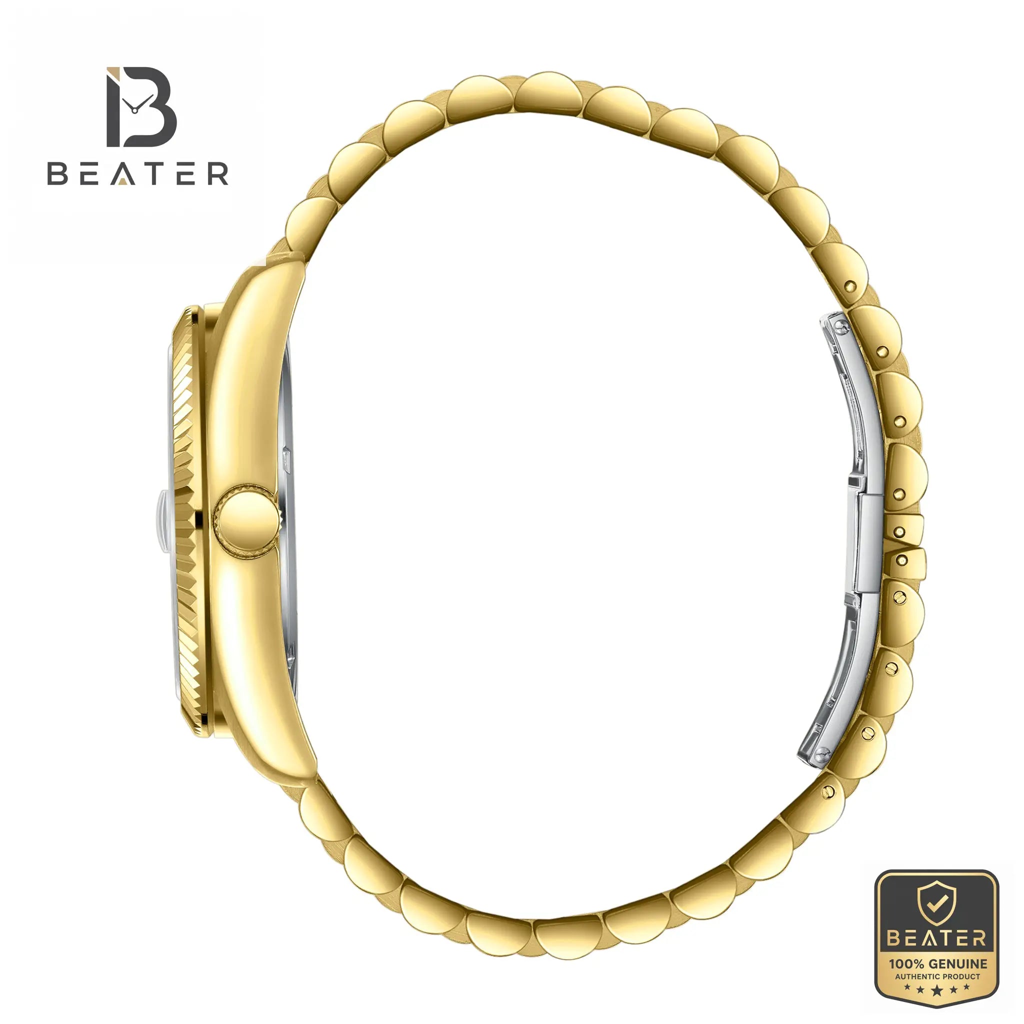 Slazenger SL.9.2584.3.130 Women's Silver Gold Metal Strap Watch Secondary image