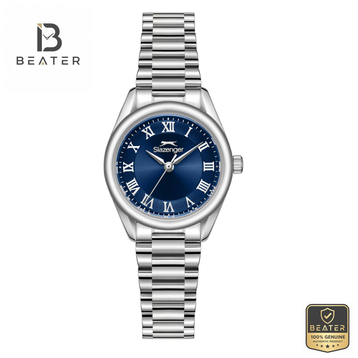 Slazenger SL.9.2591.3.390 Women's Watch Dark Blue Dial Front View - Beater Main image
