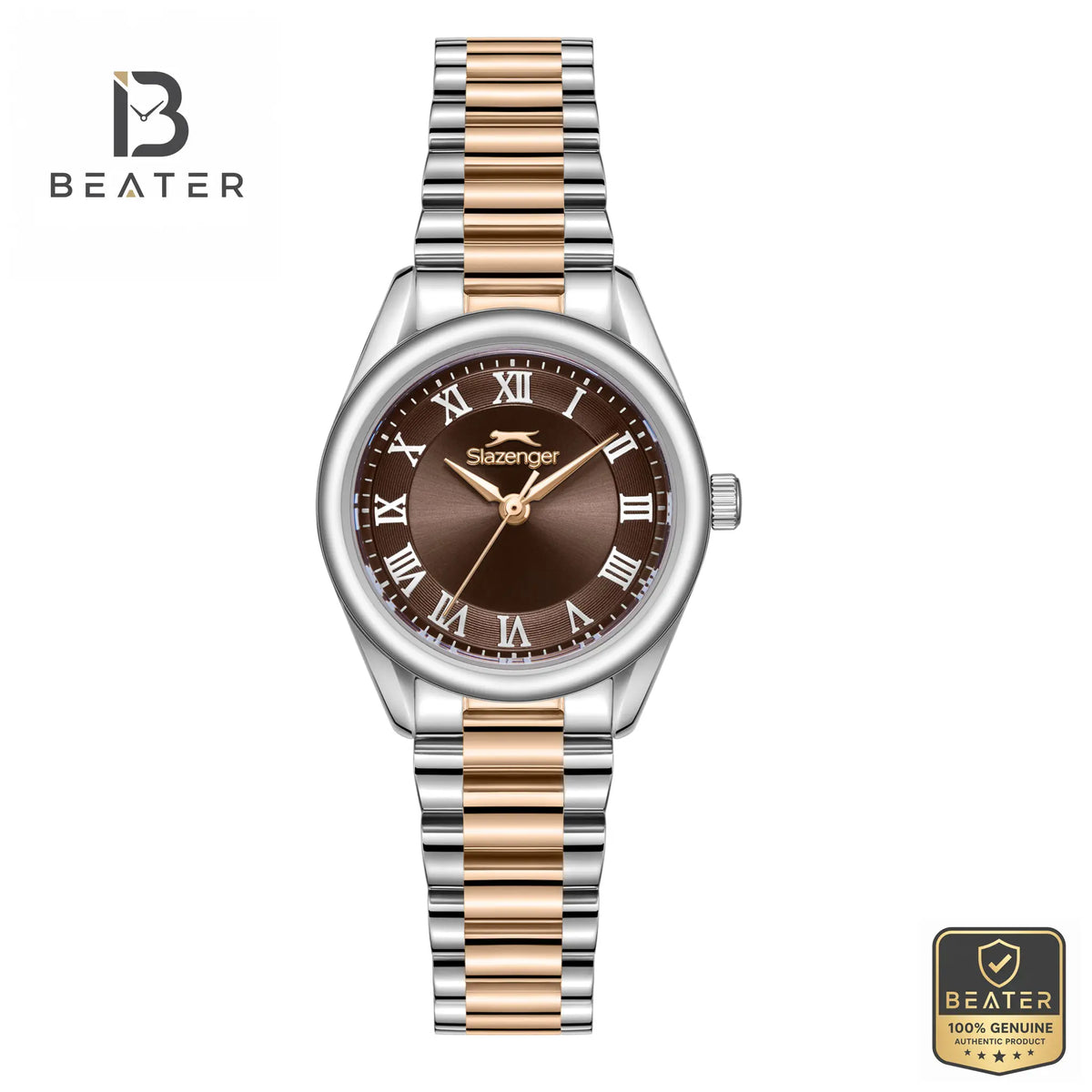 Slazenger SL.9.2591.3.540 Women's Brown Dial Watch Front View - Beater Main image