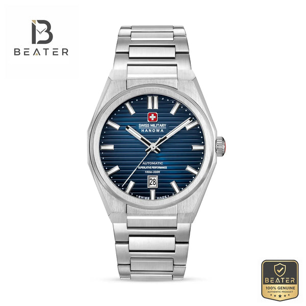 Swiss Military Hanowa SMWGL0006901 Men's Blue Dial Watch Front View - Beater
