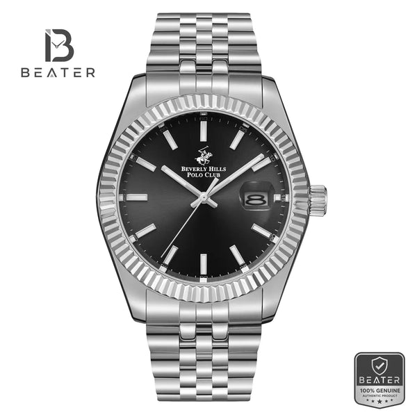 Beverly Hills Polo Club BP3018X.350 Men's Black Dial Watch Front View - Beater