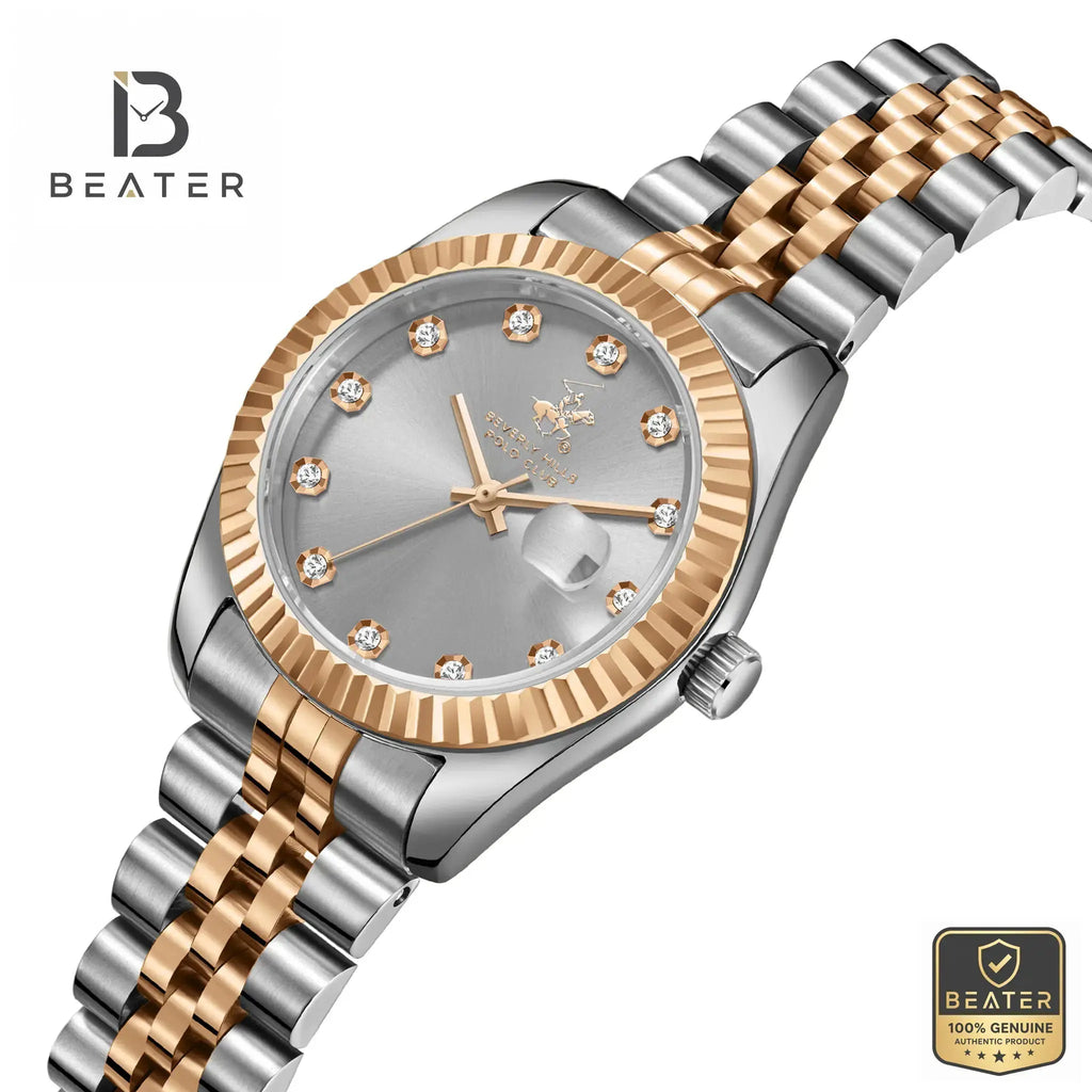 Beverly Hills Polo Club BP3654X.530 S.S/IP Rose Gold Case Profile - Beater
